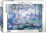 Waterlilies - Claude Monet | Fine Art Collection | Eurographics | 1000 Pieces | Jigsaw Puzzle - Puzzles +