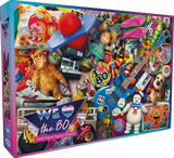 We Love The 80's | Gibsons | 1000 Pieces | Jigsaw Puzzle - Puzzles +