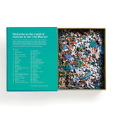 Where's ______? - Curious and Far Out Places | Galison | 500 Pieces | Jigsaw Puzzle Book - Puzzles +