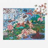 Where's ______? - Curious and Far Out Places | Galison | 500 Pieces | Jigsaw Puzzle Book - Puzzles +