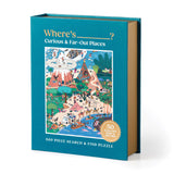 Where's ______? - Curious and Far Out Places | Galison | 500 Pieces | Jigsaw Puzzle Book - Puzzles +
