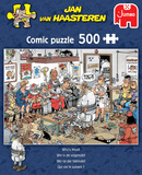 Who's Next? | Jan van Haasteren | Jumbo | 500 Pieces | Jigsaw Puzzle - Puzzles +
