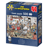 Who's Next? | Jan van Haasteren | Jumbo | 500 Pieces | Jigsaw Puzzle - Puzzles +