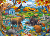 Wildlife Gathering | Ravensburger | 150 XXL Pieces | Jigsaw Puzzle - Puzzles +