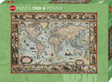 Willem Blaeu World - Map Art | Rajko Zigic | Heye | 1500 Pieces | Jigsaw Puzzle - Puzzles +