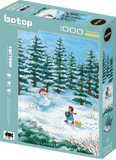 Winter | Botop Blackcard | 1000 Pieces | Jigsaw Puzzle - Puzzles +