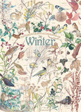 Winter - Country Diary | Edith Holden | Cobble Hill | 1000 Pieces | Jigsaw Puzzle - Puzzles +