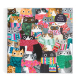 Wintry Cats - Angela Rozelaar | Galison | 500 Pieces | Jigsaw Puzzle - Puzzles +