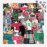 Wintry Cats - Angela Rozelaar | Galison | 500 Pieces | Jigsaw Puzzle - Puzzles +