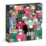 Wintry Cats - Angela Rozelaar | Galison | 500 Pieces | Jigsaw Puzzle - Puzzles +