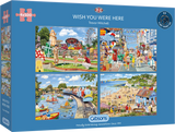 Wish You Were Here - Trevor Mitchell | Gibsons | 4 X 500 Pieces | Jigsaw Puzzle - Puzzles +