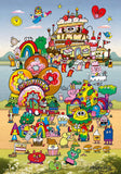 With Jon Burgerman - Take A Trip! | Jon Burgerman | Heye | 500 Pieces | Jigsaw Puzzle - Puzzles +
