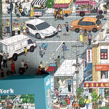 Work | Botop Fusion | 1000 Pieces | Jigsaw Puzzle - Puzzles +
