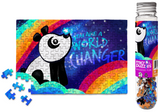 World Changer - Puzzle Pandas | Micro Puzzles | 150 Pieces | Micro Jigsaw Puzzle - Puzzles +