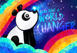 World Changer - Puzzle Pandas | Micro Puzzles | 150 Pieces | Micro Jigsaw Puzzle - Puzzles +