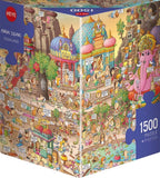 Yogaland - Marino Degano | Heye | 1500 Pieces | Jigsaw Puzzle - Puzzles +