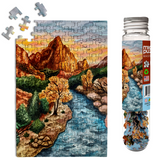 Zion National Park - Utah | Micro Puzzles | 150 Pieces | Micro Jigsaw Puzzle - Puzzles +