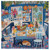 Blue Kitchen - Victoria Ball | Eeboo | 1000 Pieces | Jigsaw Puzzle