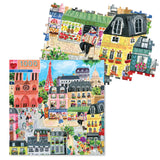 Paris in a Day - Jennifer Orkin Lewis | Eeboo | 1000 Pieces | Jigsaw Puzzle