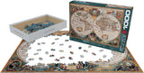 Antique World Map - Maps & Flags | Eurographics | 1000 Pieces | Jigsaw Puzzle