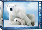 Polar Bear & Baby - Animal Life Photography | Eurographics | 1000 Pieces | Jigsaw Puzzle