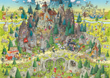 Transylvanian Habitat - Funky Zoo | Marino Degano | Heye | 1000 Pieces | Jigsaw Puzzle