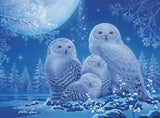 Owls in Moonlight | Star Line | Ravensburger | 500 Pieces | Jigsaw Puzzle | Glow In The Dark