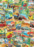 Vintage Travel Collage - Vintage Art Collages | Eurographics | 1000 Pieces | Jigsaw Puzzle