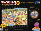 A Very Merry Holiday! - Original No.24 | Wasgij? | Holdson | 1000 Pieces | Jigsaw Puzzle - Puzzles +