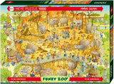 African Habitat - Funky Zoo | Marino Degano | Heye | 1000 Pieces | Jigsaw Puzzle - Puzzles +