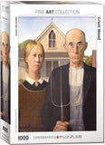 American Gothic - Grant Wood | Fine Art Collection | Eurographics | 1000 Pieces | Jigsaw Puzzle - Puzzles +