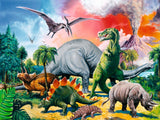 Among the Dinosaurs | Ravensburger | 100 XXL Pieces | Jigsaw Puzzle - Puzzles +