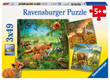 Animals of the Earth | Ravensburger | 3 x 49 Pieces | Jigsaw Puzzle - Puzzles +