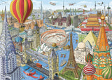 Around the World in 80 Days - | Ravensburger | 1000 Pieces | Jigsaw Puzzle - Puzzles +