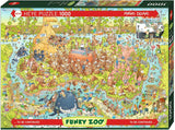 Australian Habitat - Funky Zoo | Marino Degano | Heye | 1000 Pieces | Jigsaw Puzzle - Puzzles +