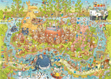Australian Habitat - Funky Zoo | Marino Degano | Heye | 1000 Pieces | Jigsaw Puzzle - Puzzles +