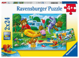 Bear Family Camping Trip | Ravensburger | 2 x 24 Pieces | Jigsaw Puzzle - Puzzles +