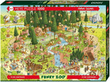 Black Forest Habitat - Funky Zoo | Marino Degano | Heye | 1000 Pieces | Jigsaw Puzzle - Puzzles +