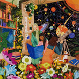 Bookstore Astronomers - Ashikin Hussin | Eeboo | 500 Pieces | Jigsaw Puzzle - Puzzles +