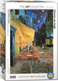 Café Terrace at Night - Vincent Van Gogh | Fine Art Collection | Eurographics | 1000 Pieces | Jigsaw Puzzle - Puzzles +