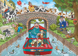 Calm On The Canal! - Original No.33 | Wasgij? | Holdson | 1000 Pieces | Jigsaw Puzzle - Puzzles +