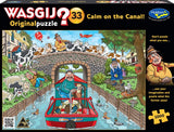 Calm On The Canal! - Original No.33 | Wasgij? | Holdson | 1000 Pieces | Jigsaw Puzzle - Puzzles +