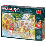 Camping Commotion! - Mystery No.6 | Wasgij? Retro | Jumbo | 1000 Pieces | Jigsaw Puzzle - Puzzles +