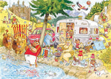 Camping Commotion! - Mystery No.6 | Wasgij? Retro | Jumbo | 1000 Pieces | Jigsaw Puzzle - Puzzles +