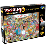 Car Boot Capers! - Original No.35 | Wasgij? | Holdson | 1000 Pieces | Jigsaw Puzzle - Puzzles +