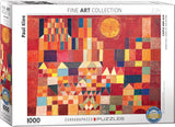 Castle and Sun - Paul Klee | Fine Art Collection | Eurographics | 1000 Pieces | Jigsaw Puzzle - Puzzles +