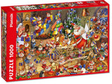 Christmas Chaos - Francois Ruyer | Piatnik | 1000 Pieces | Jigsaw Puzzle - Puzzles +