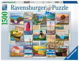 Coastal Collage | Ravensburger | 1500 Pieces | Jigsaw Puzzle - Puzzles +