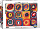 Colour Study of Squares - Wassily Kandinsky | Fine Art Collection | Eurographics | 1000 Pieces | Jigsaw Puzzle - Puzzles +