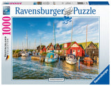 Colourful Harbourside - Germany | Deutschland Collection | Ravensburger | 1000 Pieces | Jigsaw Puzzle - Puzzles +